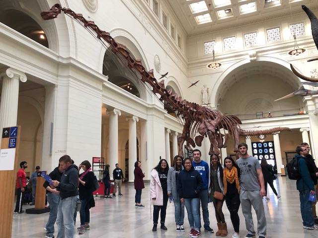 TRIO TPSSS Students and Staff at the Field Museum